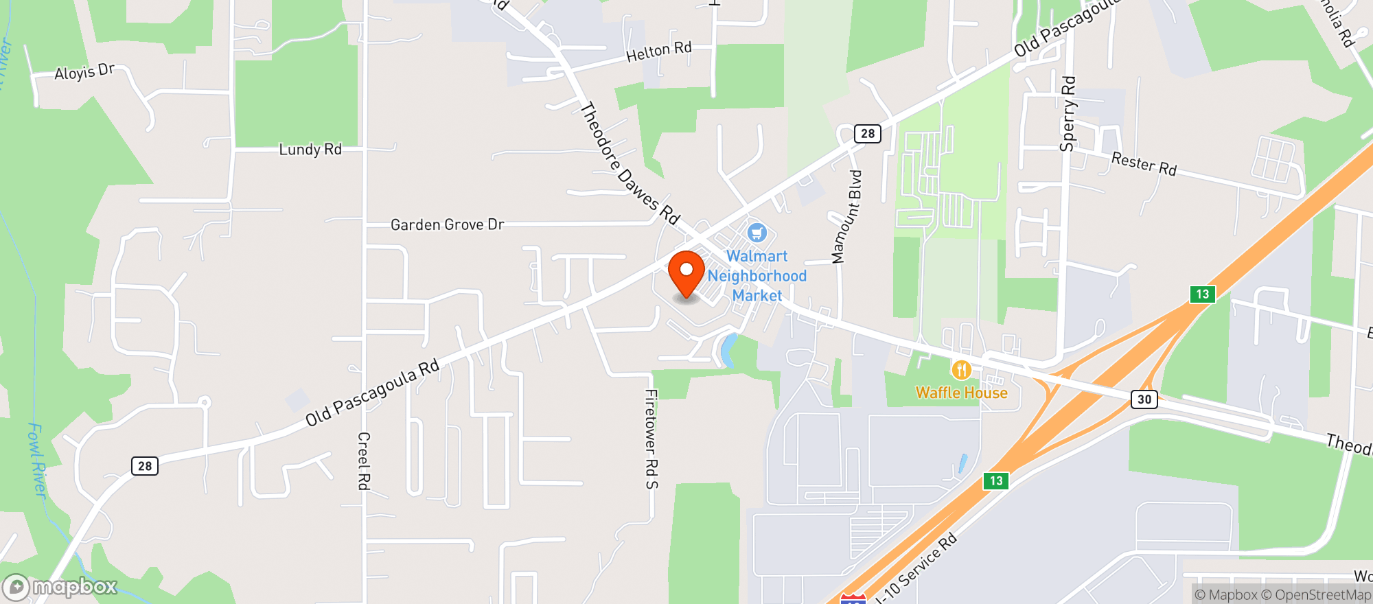 Map showing Rouses #50