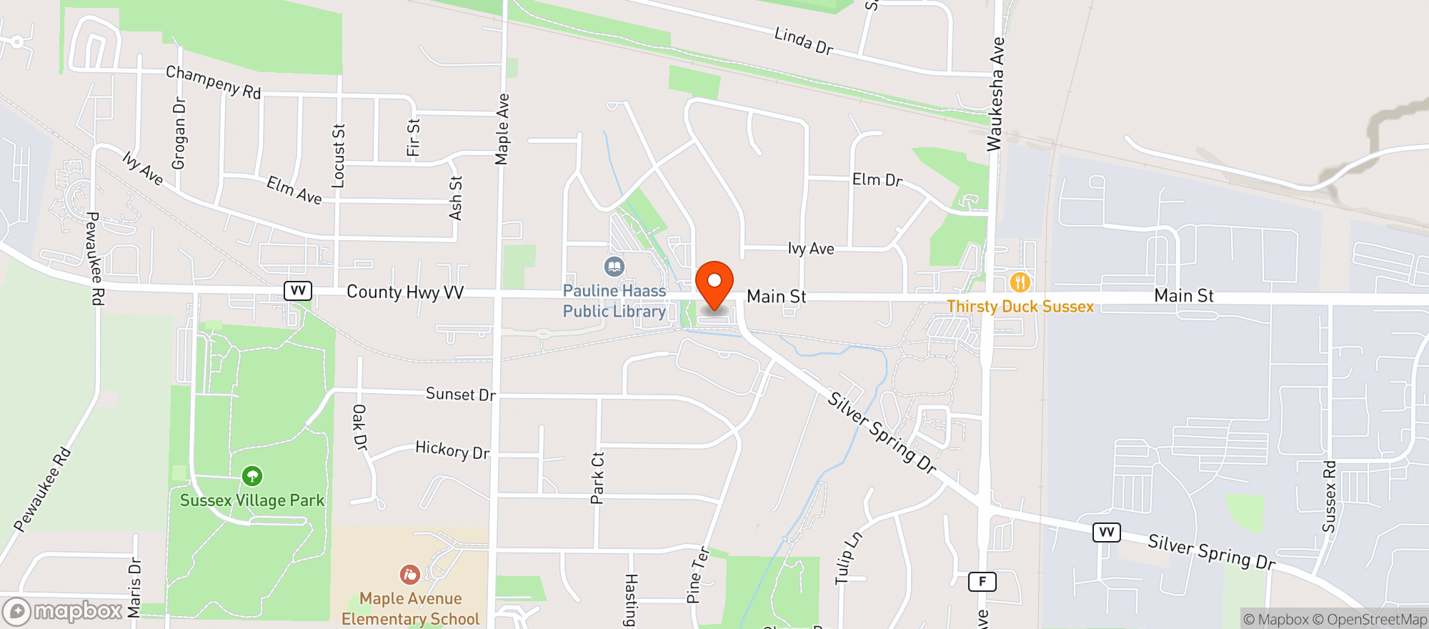 Map showing The Goat Bar & Grill