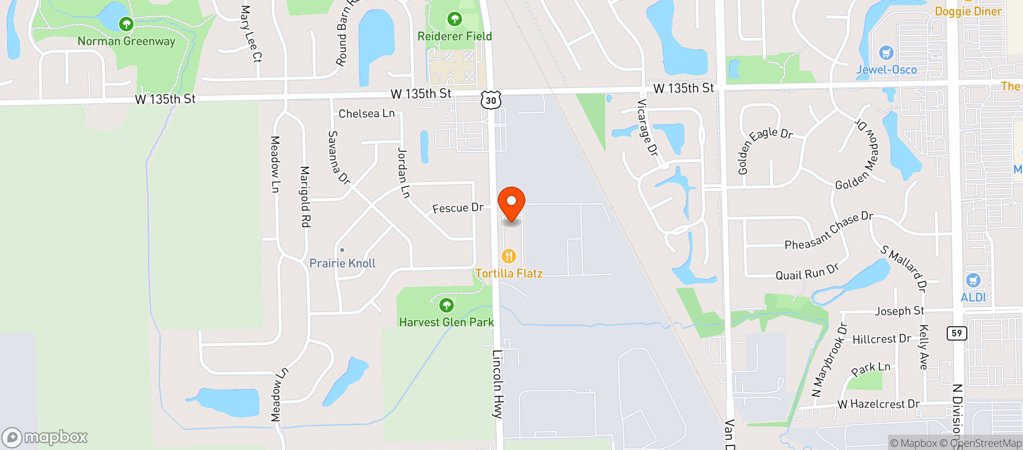 Map showing Liquor One