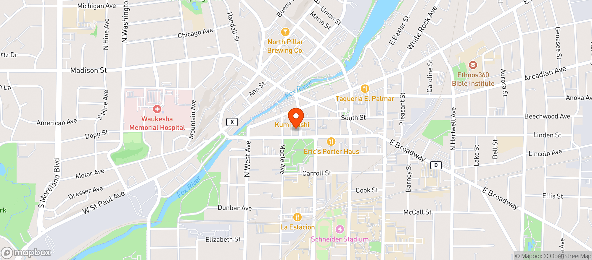 Map showing Let It Be