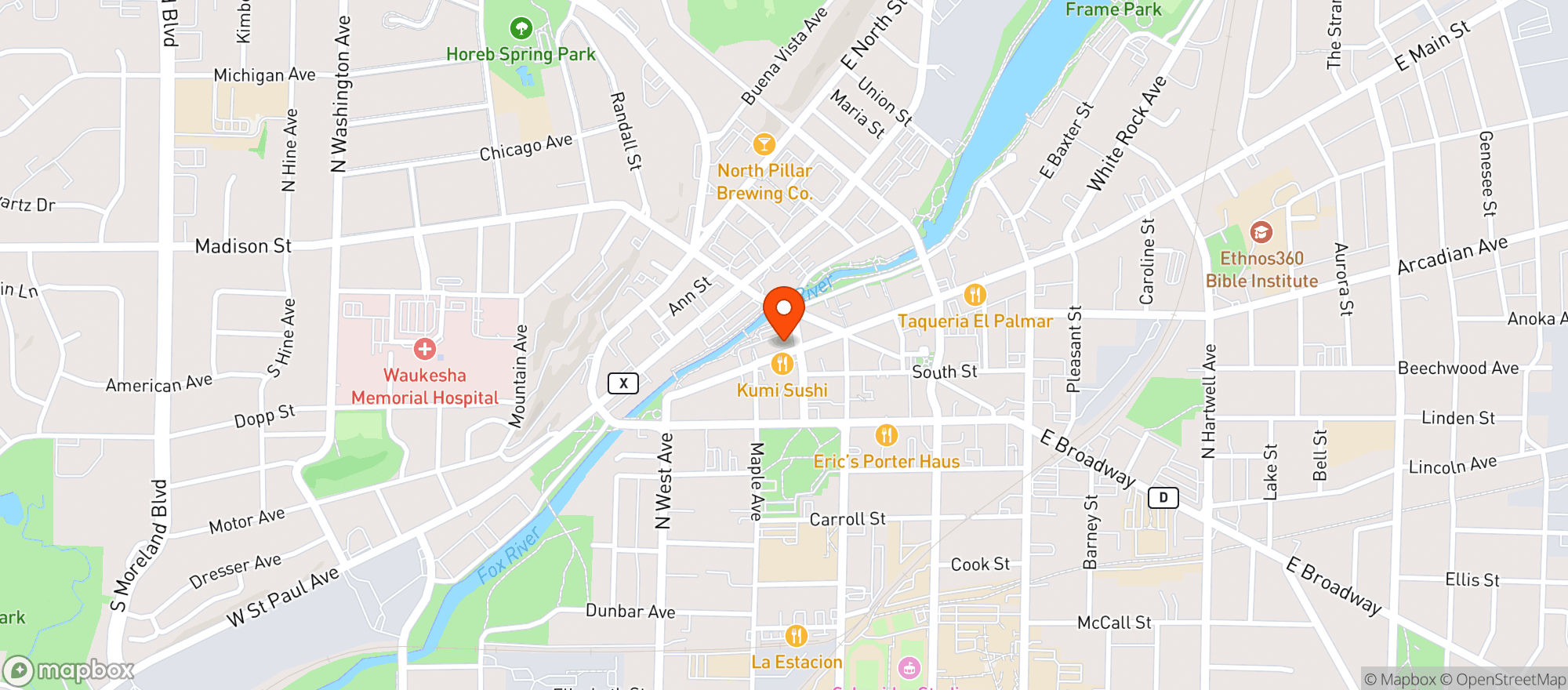 Map showing House Of Guinness