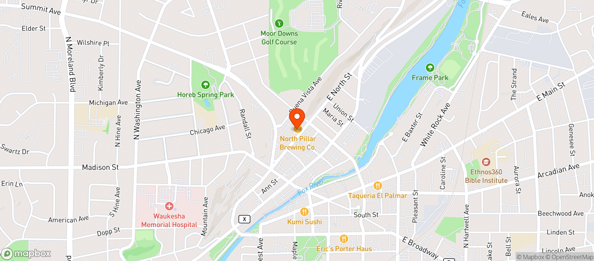 Map showing Green Vibes