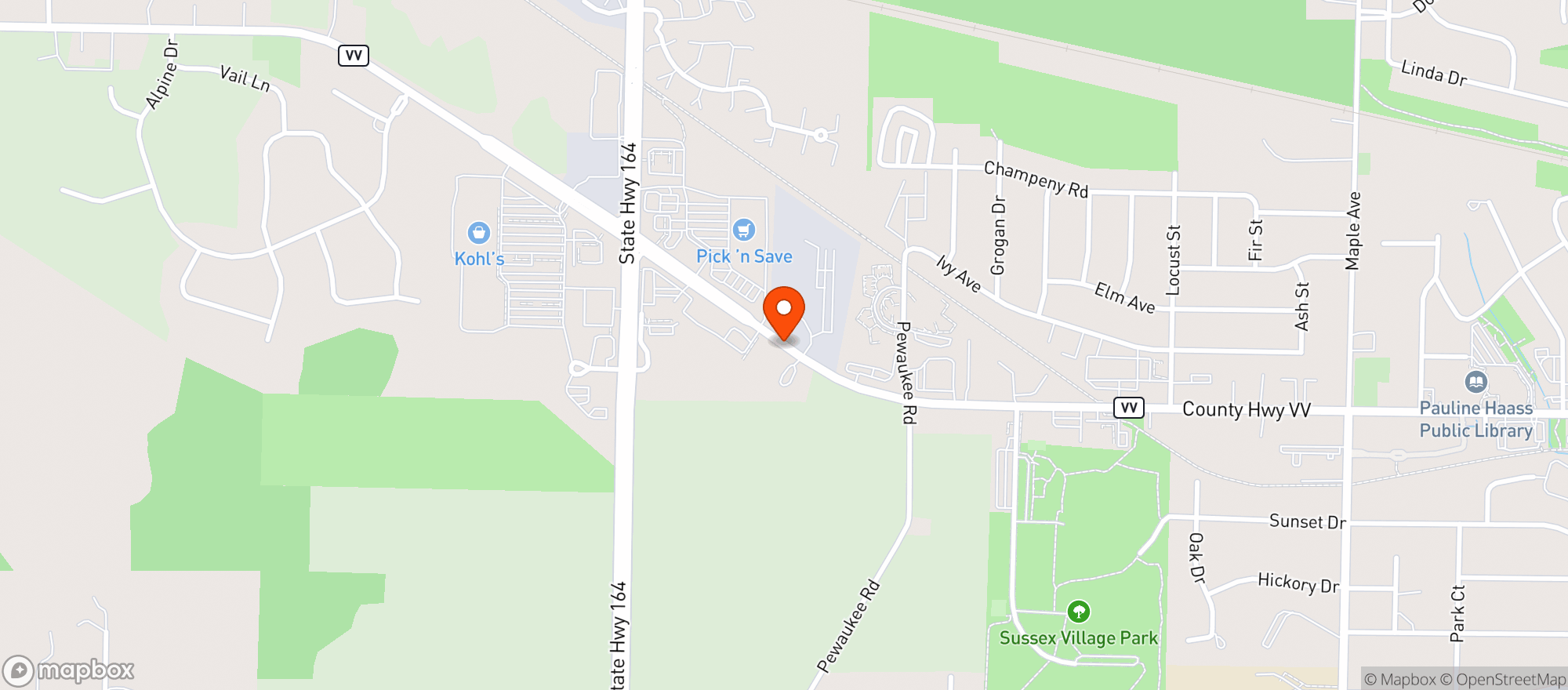 Map showing Tap In