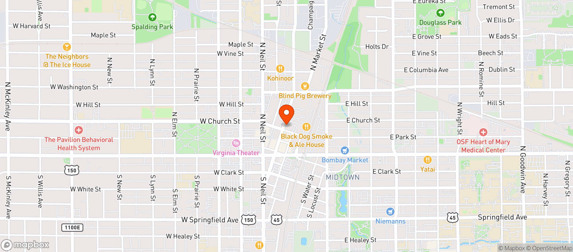 Map showing Fire Doll Studio
