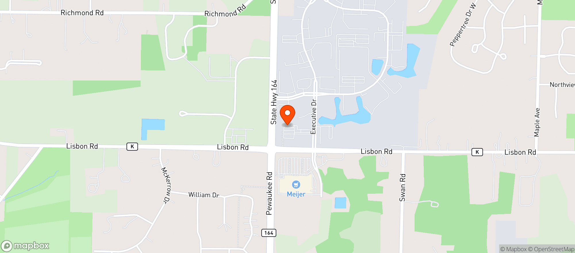 Map showing Dollar Tree