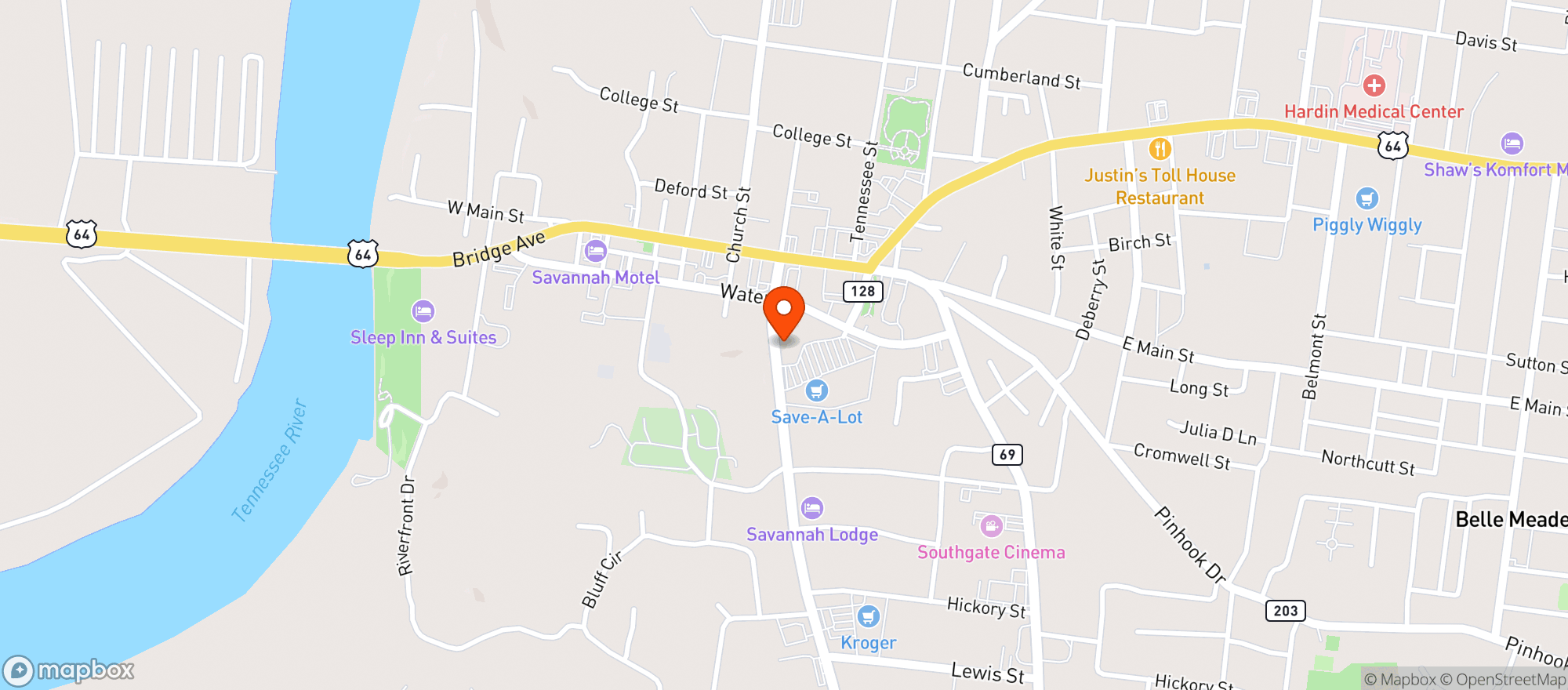 Map showing Murry S Discount Liquor