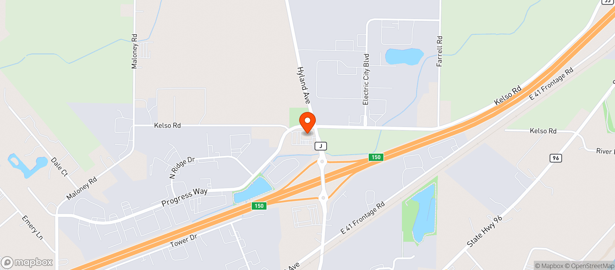 Map showing Badger Travel Center Inc