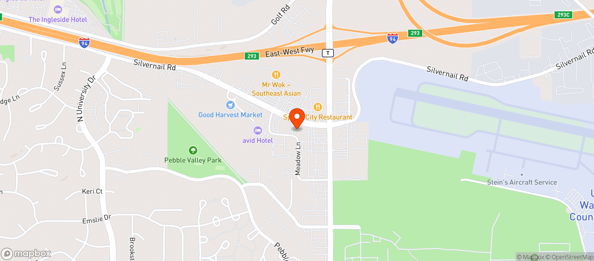 Map showing American Shaman - Waukesha
