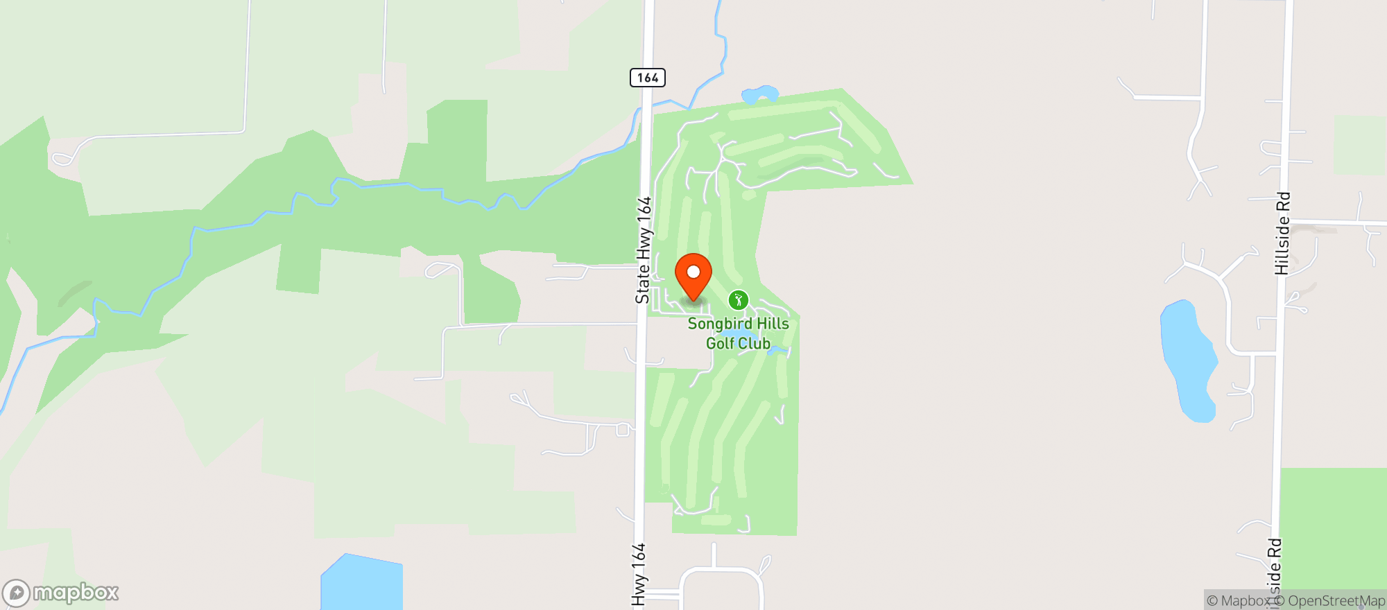 Map showing Songbird Hills Golf Clu #0