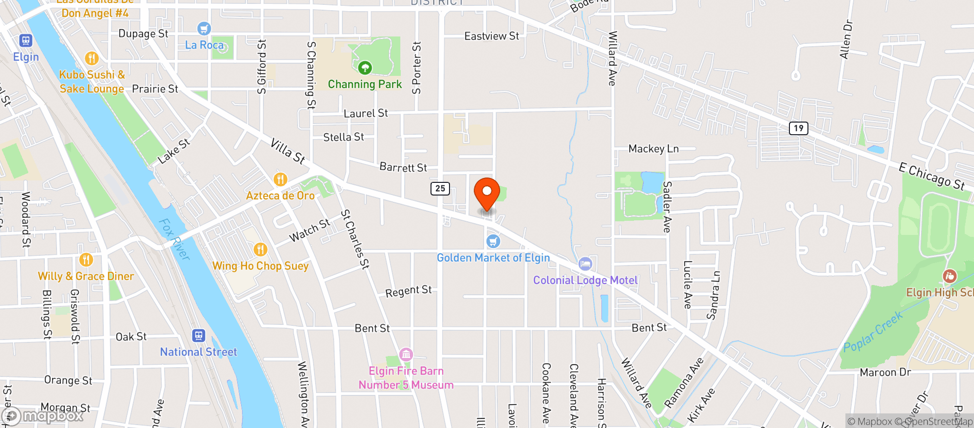 Map showing Mr A S Villa Wine And Liquor