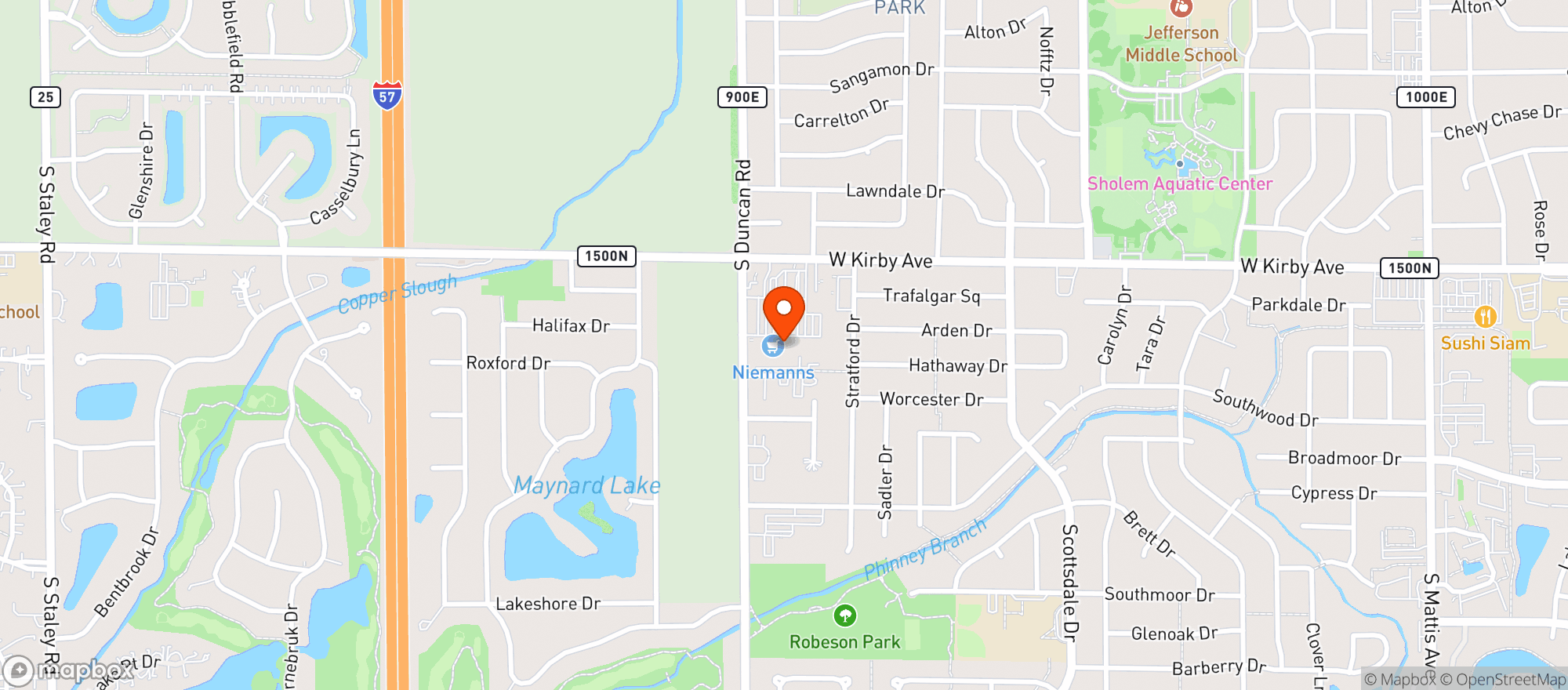 Map showing County Market (Lewistown - 518)
