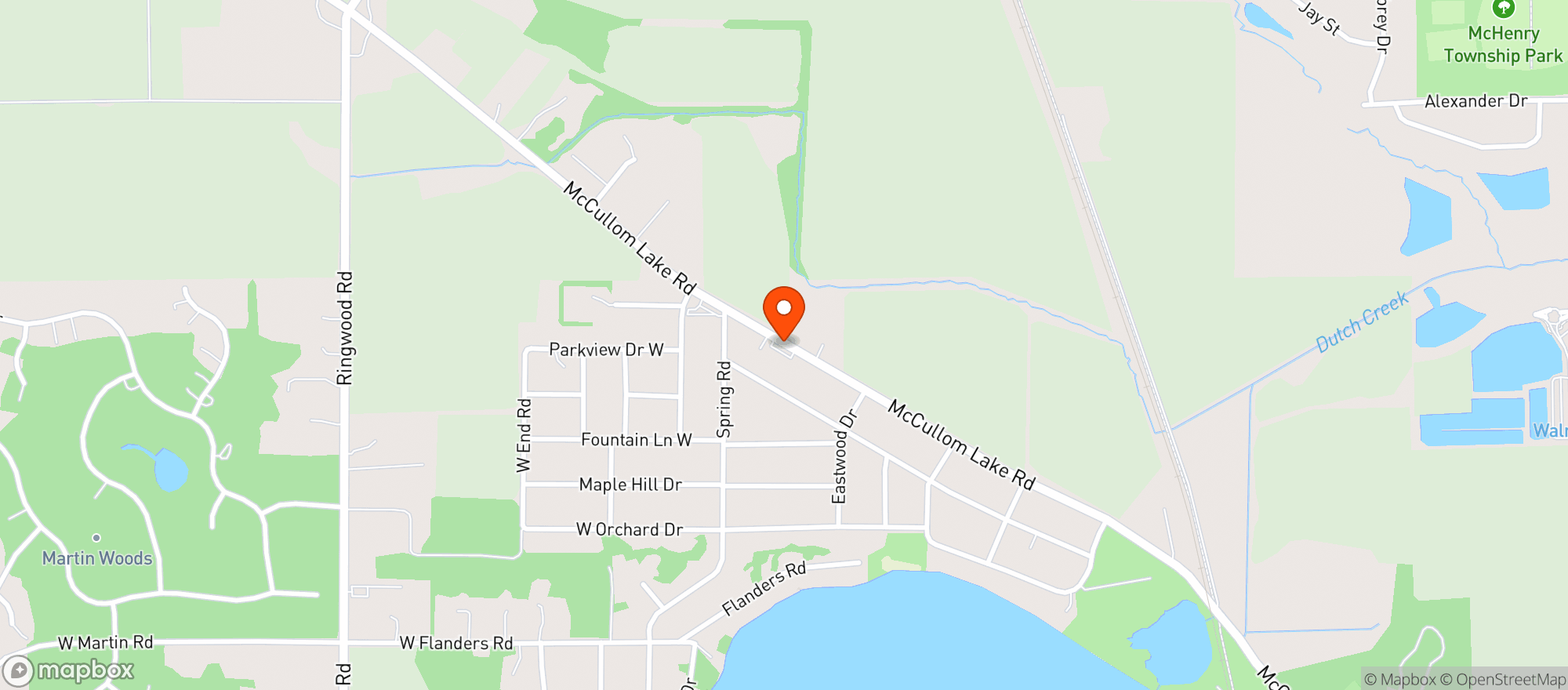 Map showing Sunrise Food & Liquor