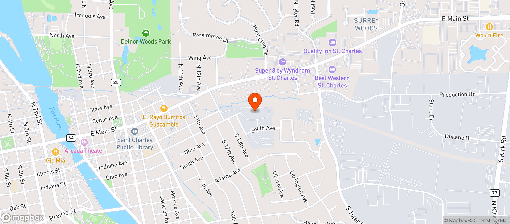 Map showing WildEyed Home | at trend + relic
