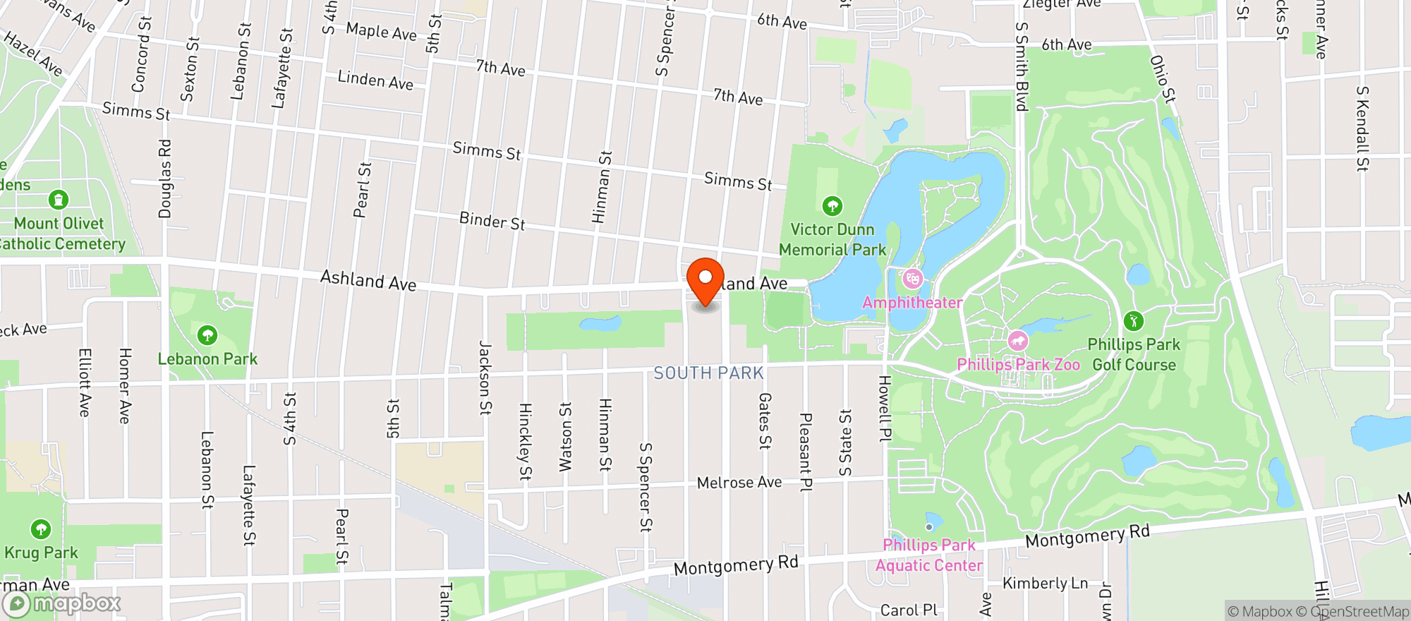 Map showing Supermercado La Chiquita