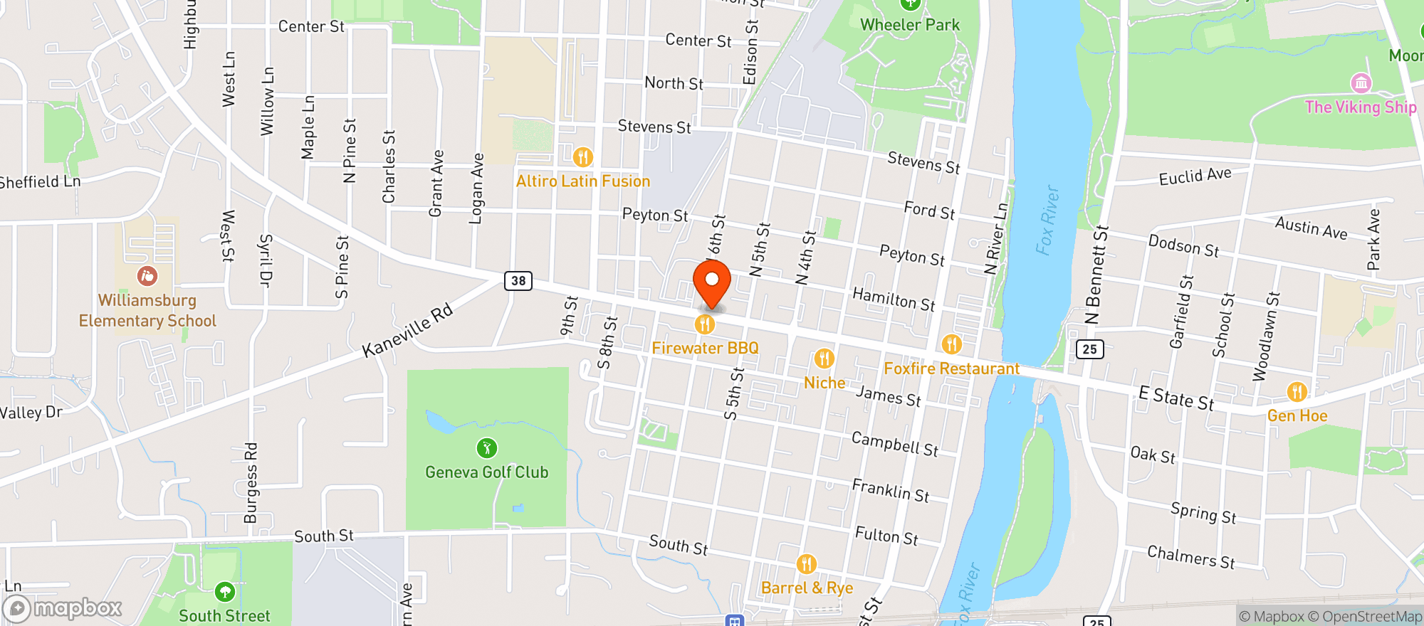 Map showing Savway Fine Wines & Spirits