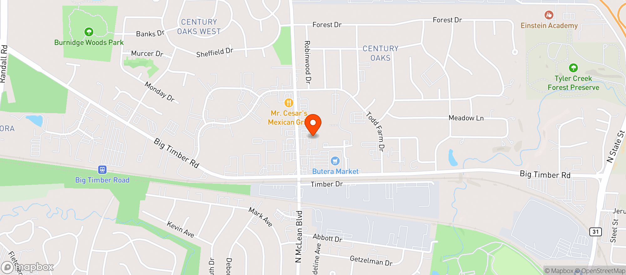 Map showing Boni Liquors