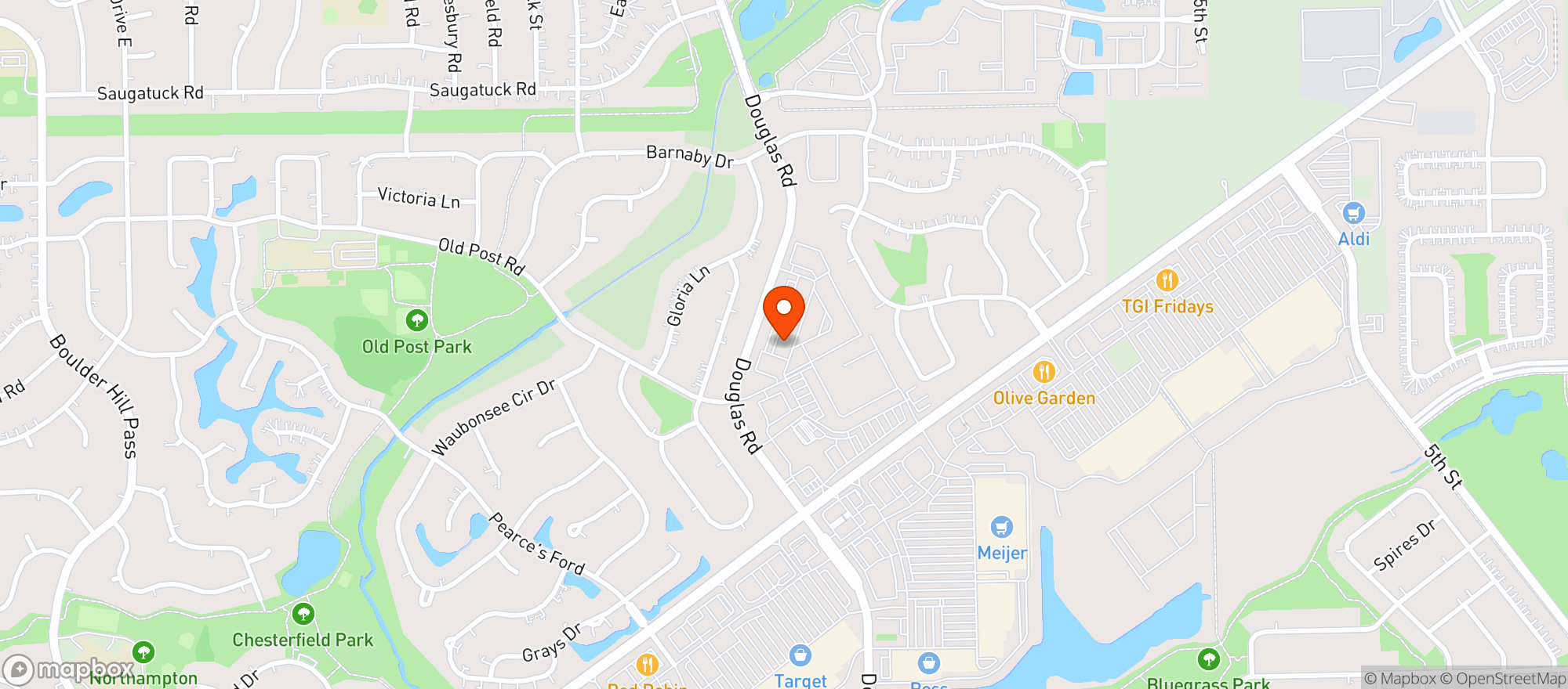 Map showing Market 96 - Oswego
