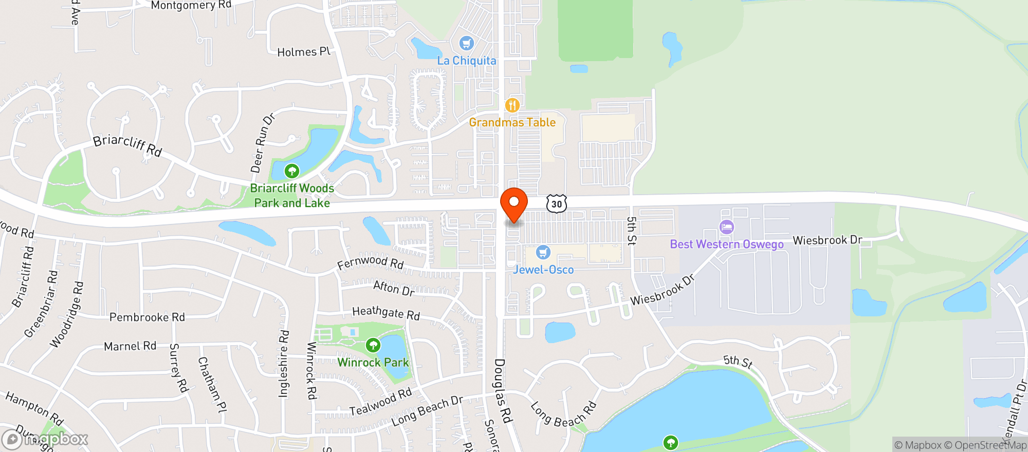 Map showing Circle K #4706822