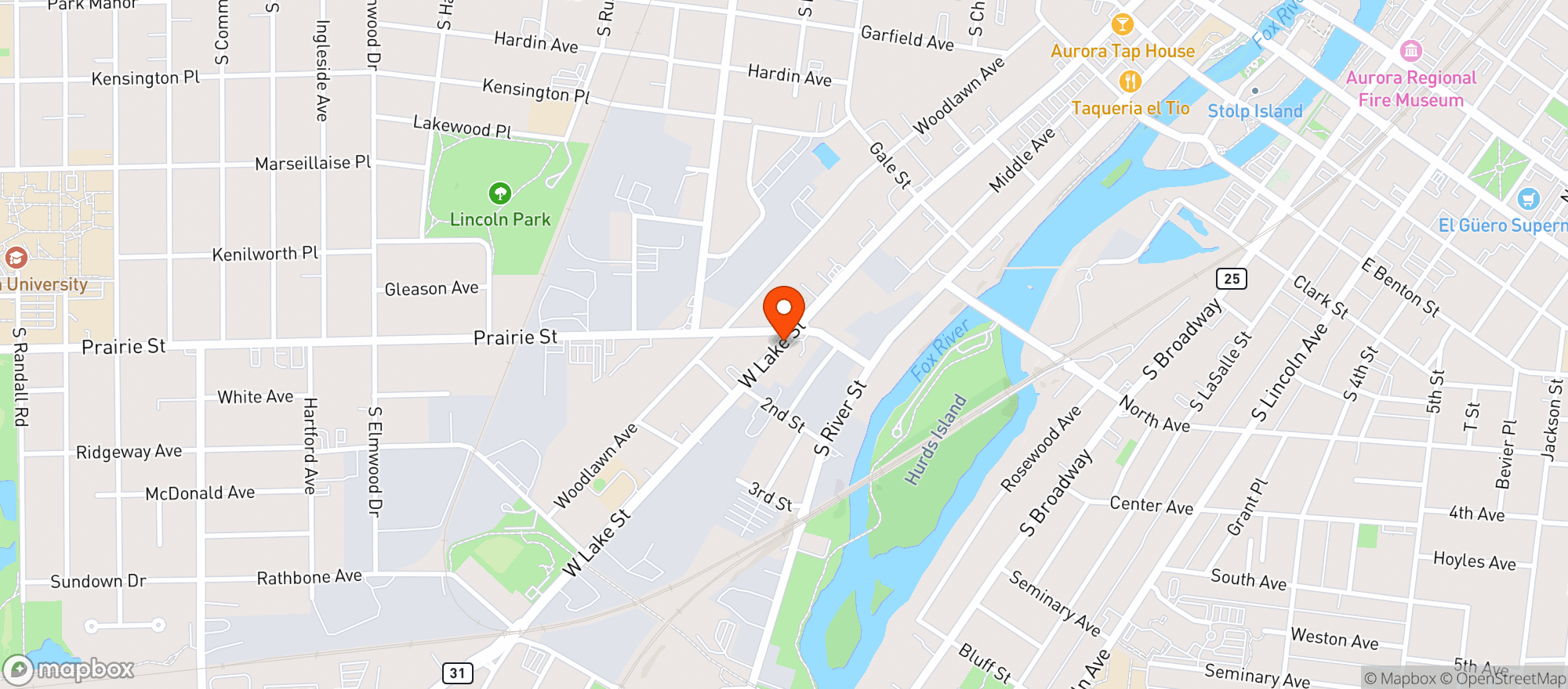 Map showing El Festin Restaurant