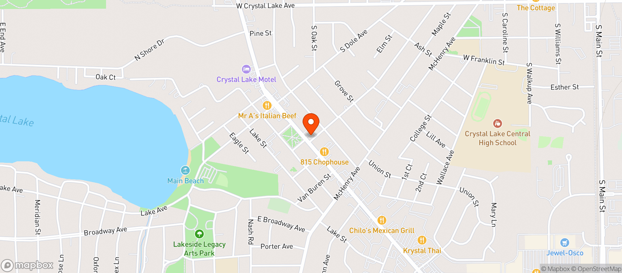 Map showing Vine And Plate Wine Bar & Provision