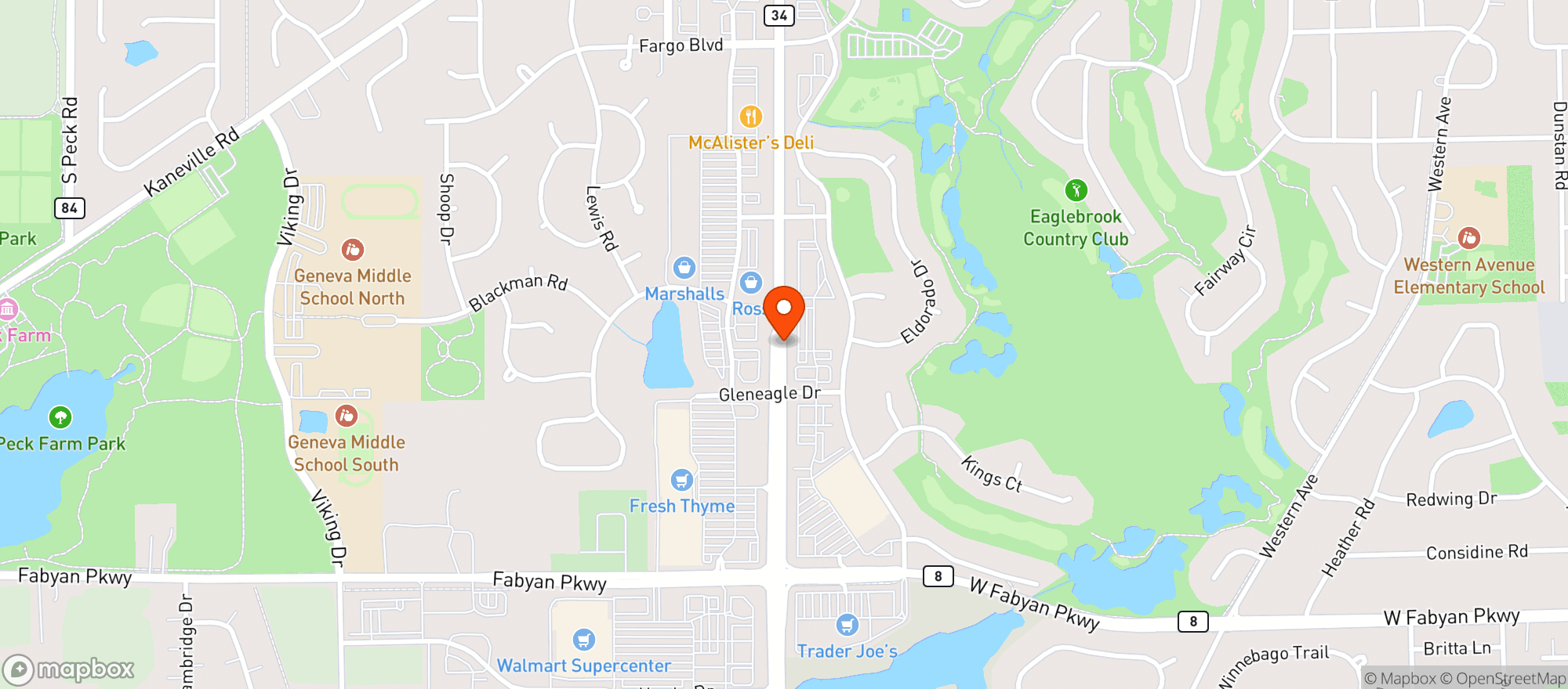 Map showing Coopers Hawk Winery & Restaurant