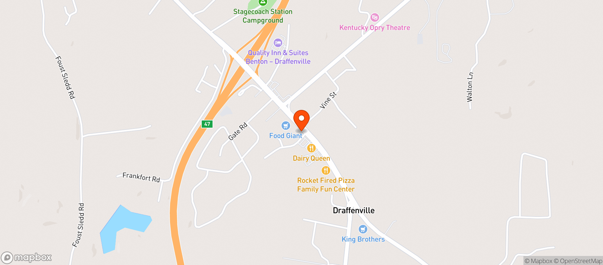Map showing Cellar Door