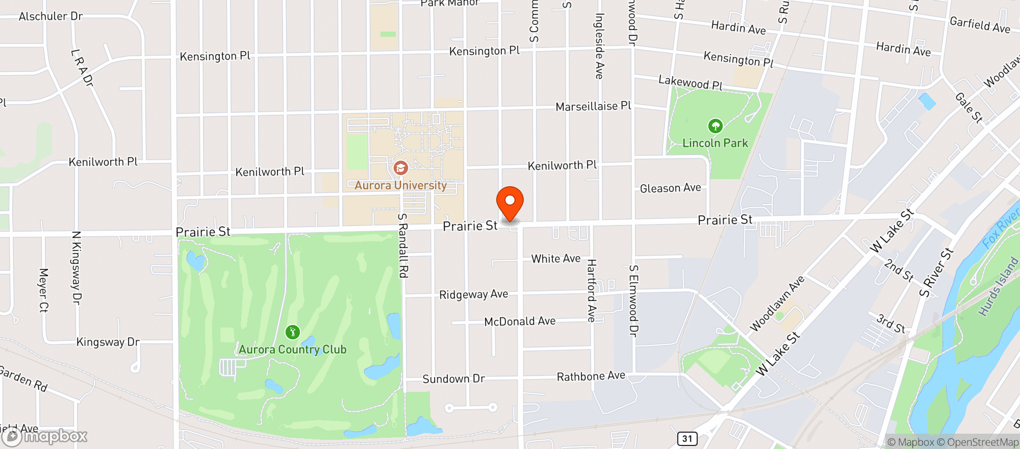 Map showing Mobil