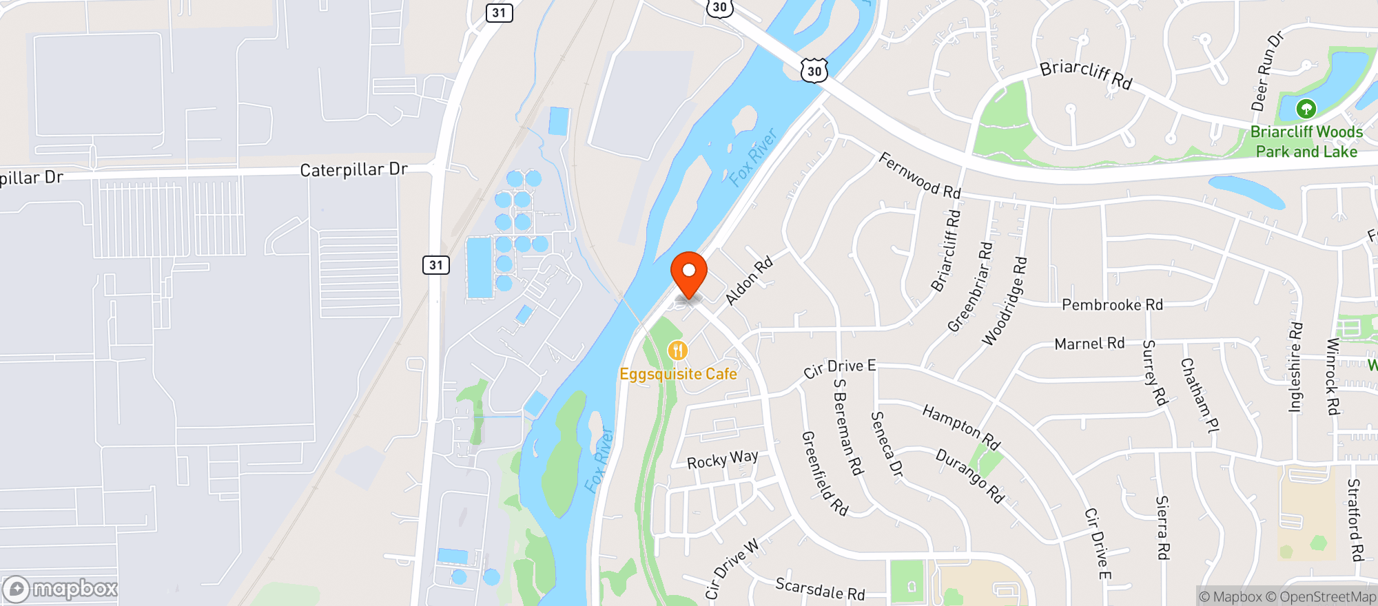 Map showing Marathon