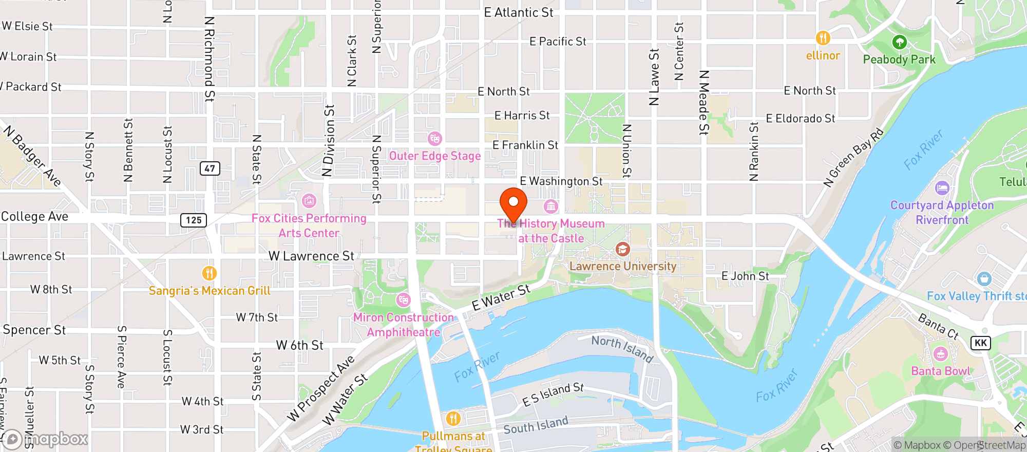 Map showing Foster Cocktail Company