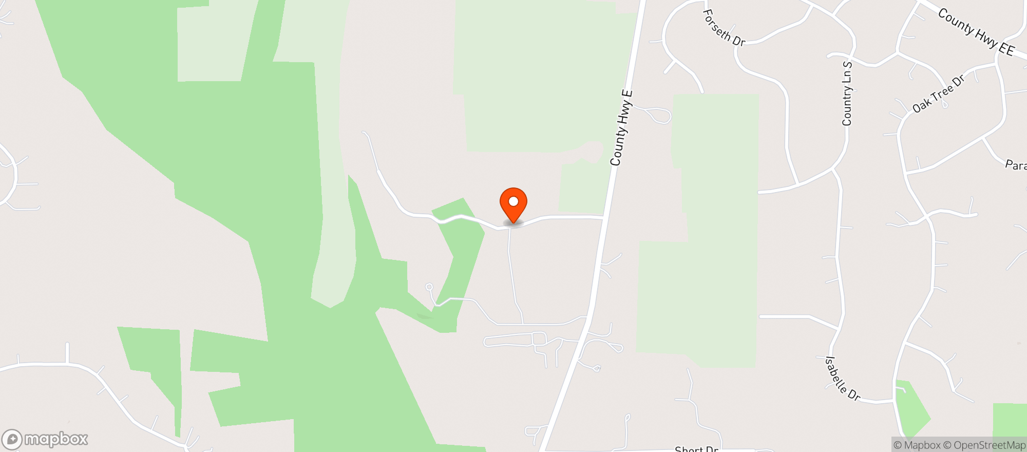 Map showing Eagle Spring Pub