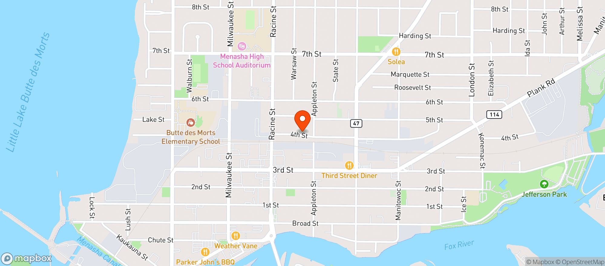 Map showing City Limits