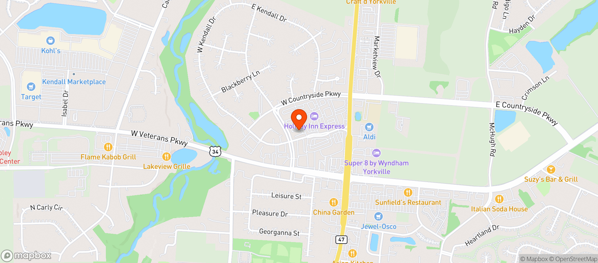 Map showing FLIGHT TASTING ROOM & BOTTLE SHOPPE