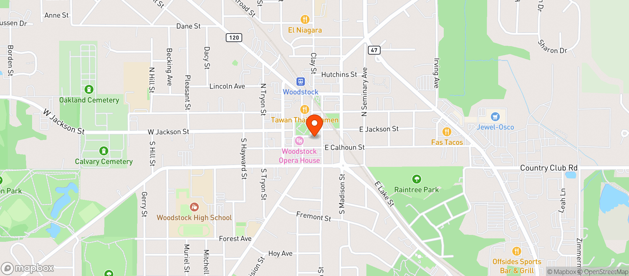 Map showing Ethereal Confections