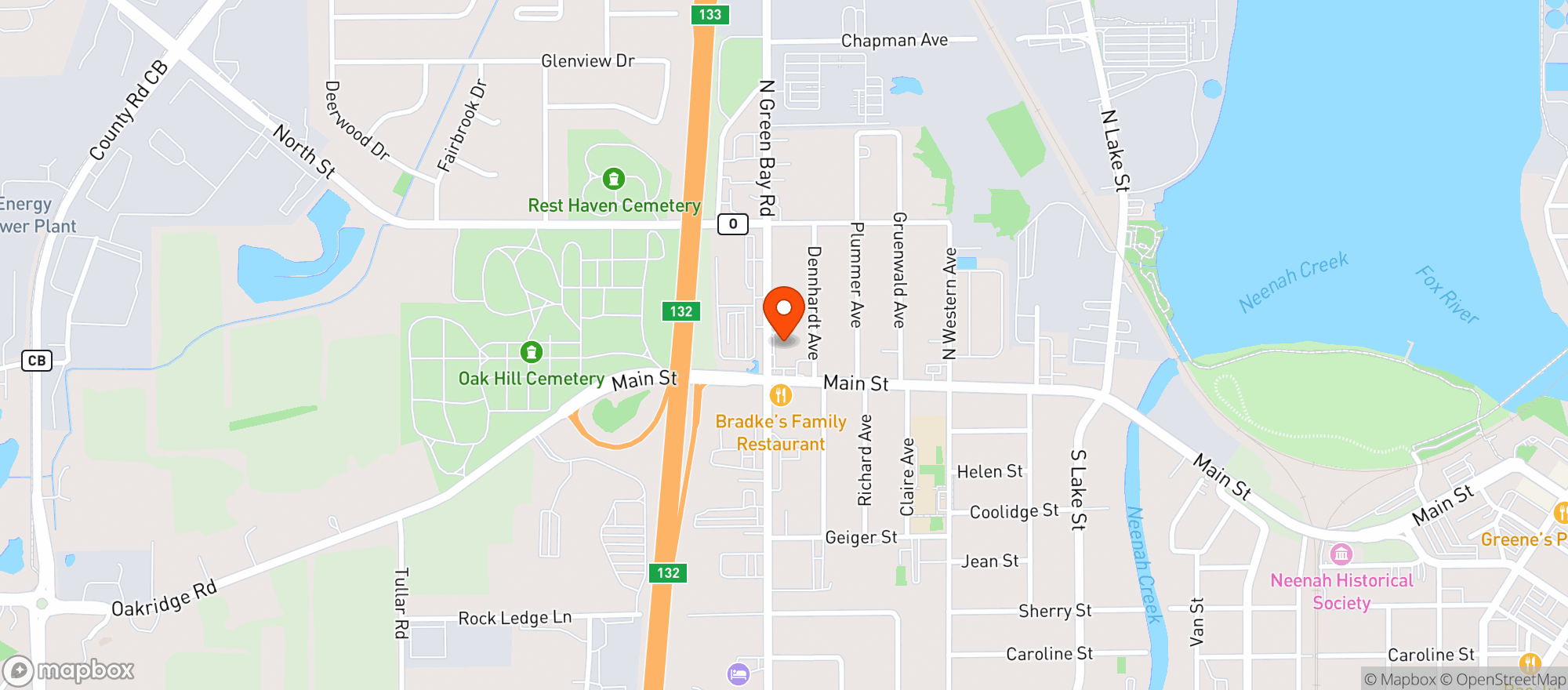 Map showing Cellars Wines & Spirits