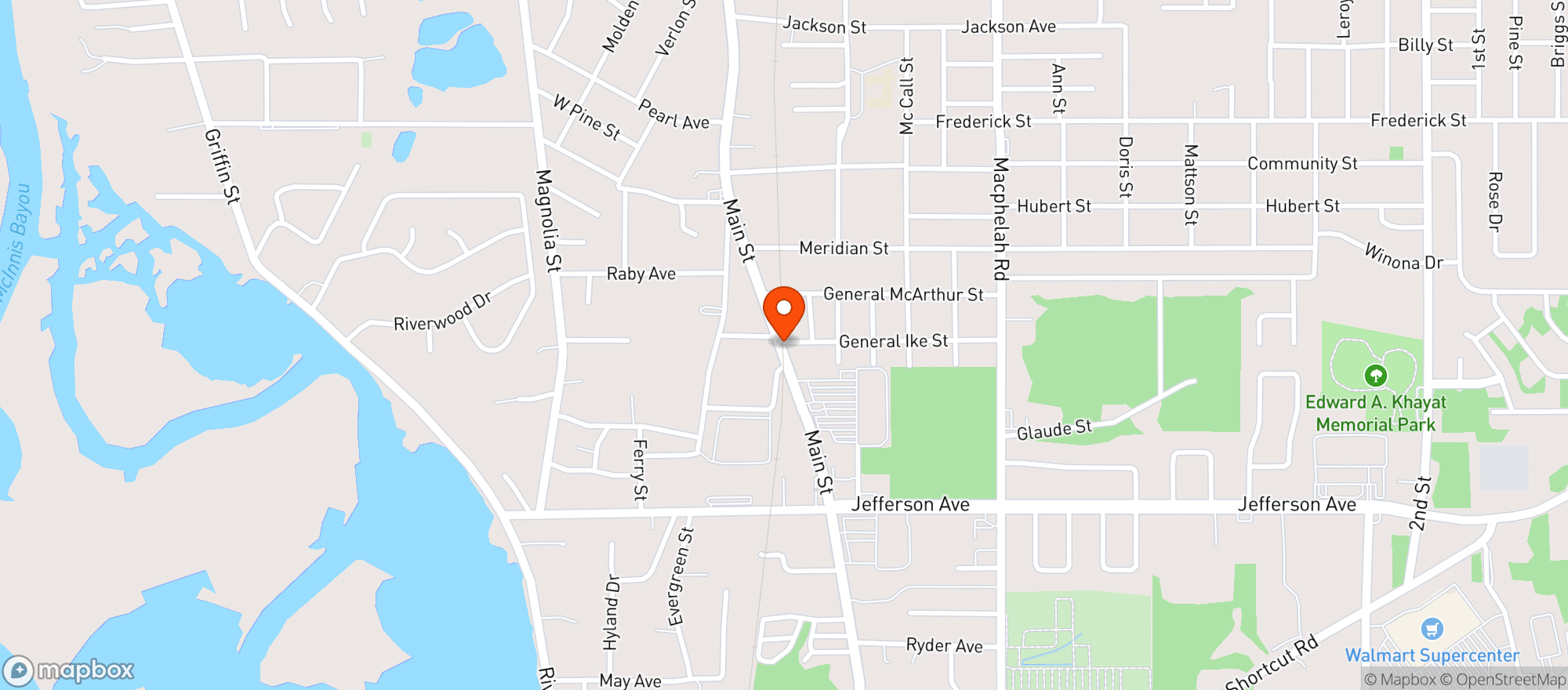 Map showing Fast Trip Food Mart