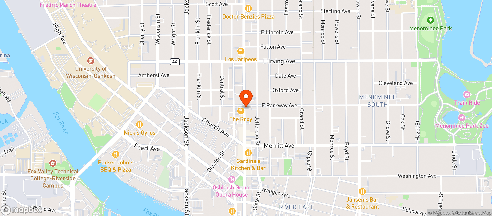 Map showing Can Can