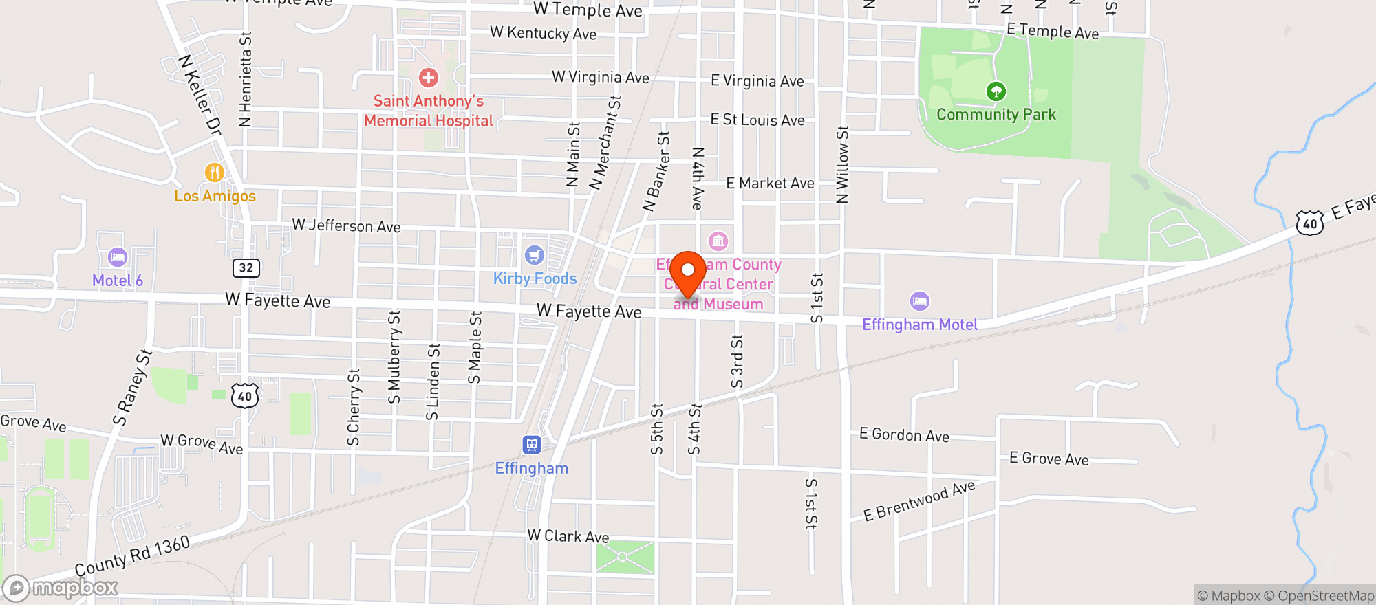 Map showing UPPER DECK BAR & GRILL