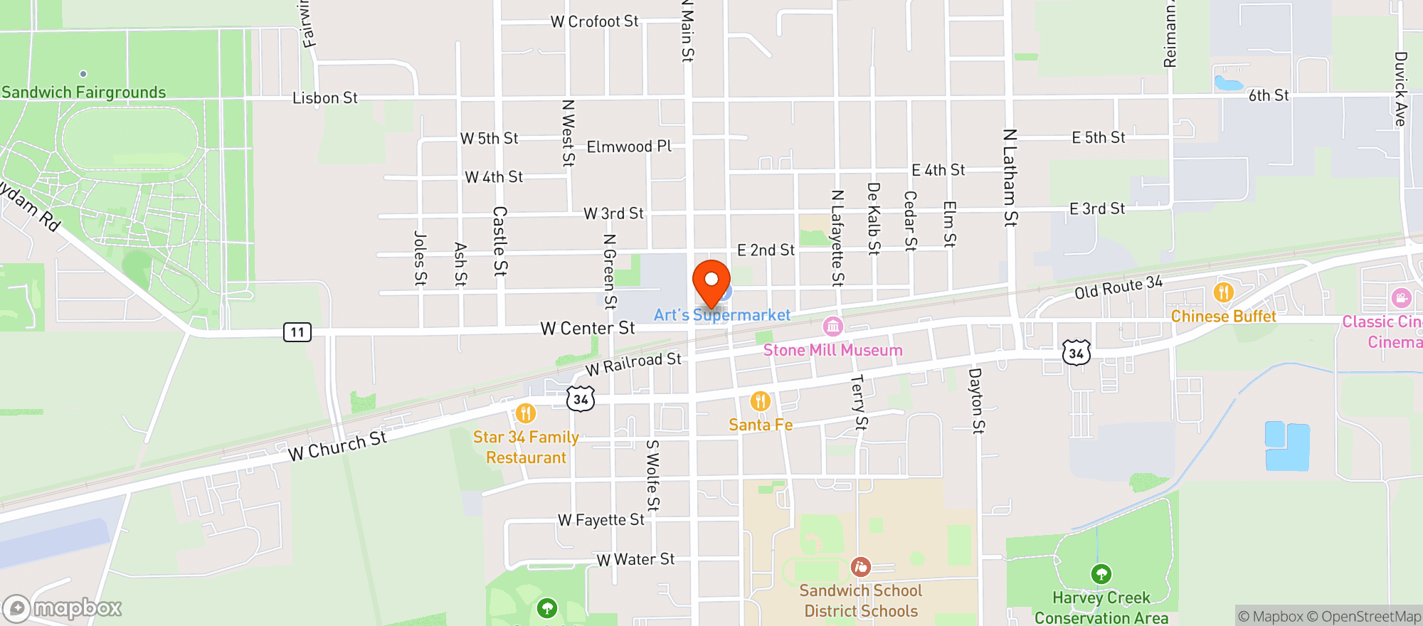 Map showing Vinez Wine Bar