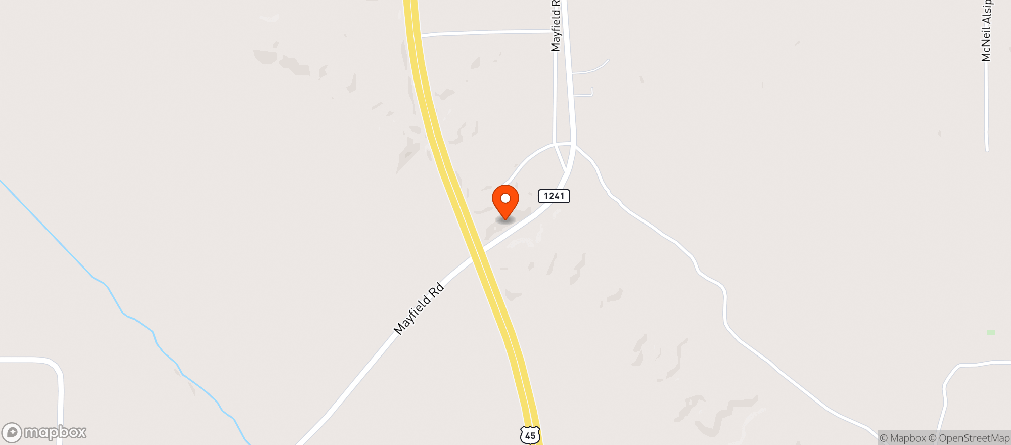 Map showing Onestop Wine & Spirits
