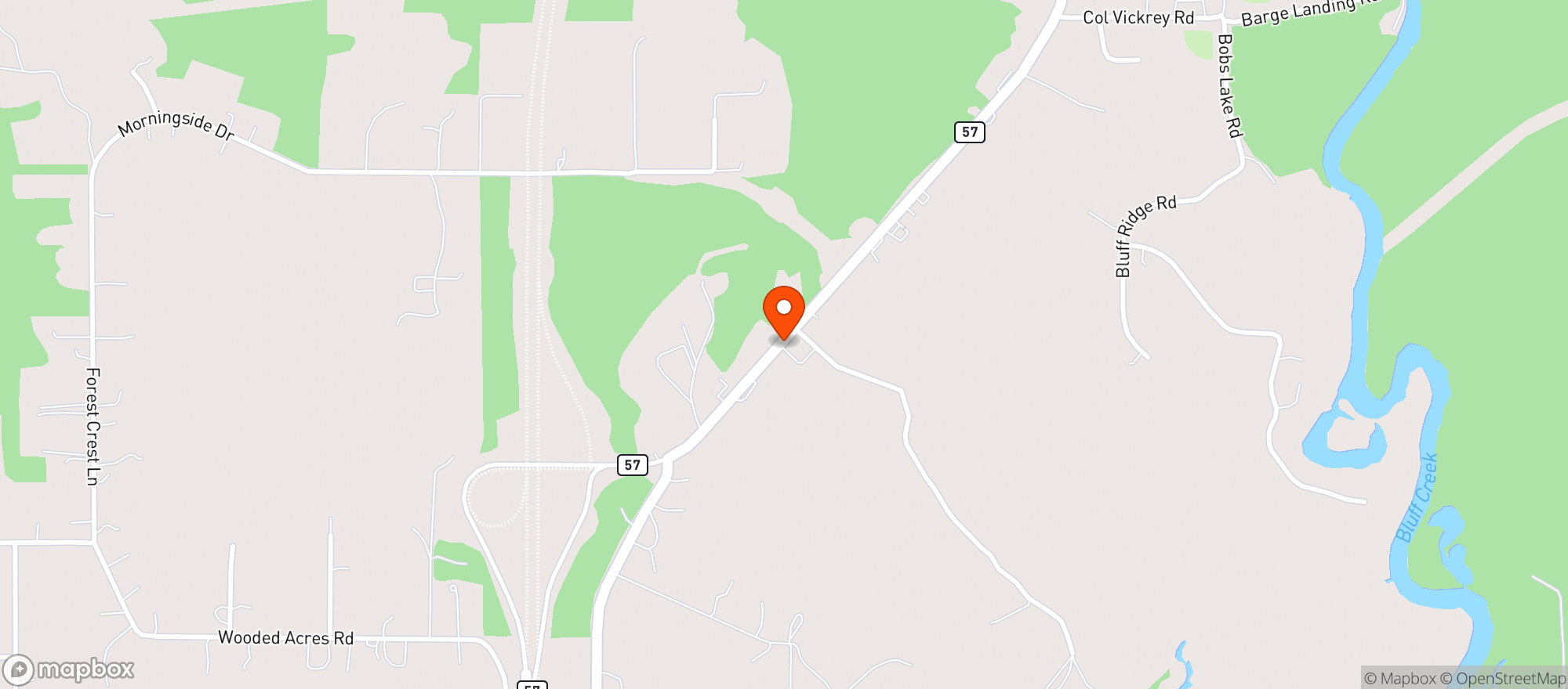 Map showing Greers Cash Saver