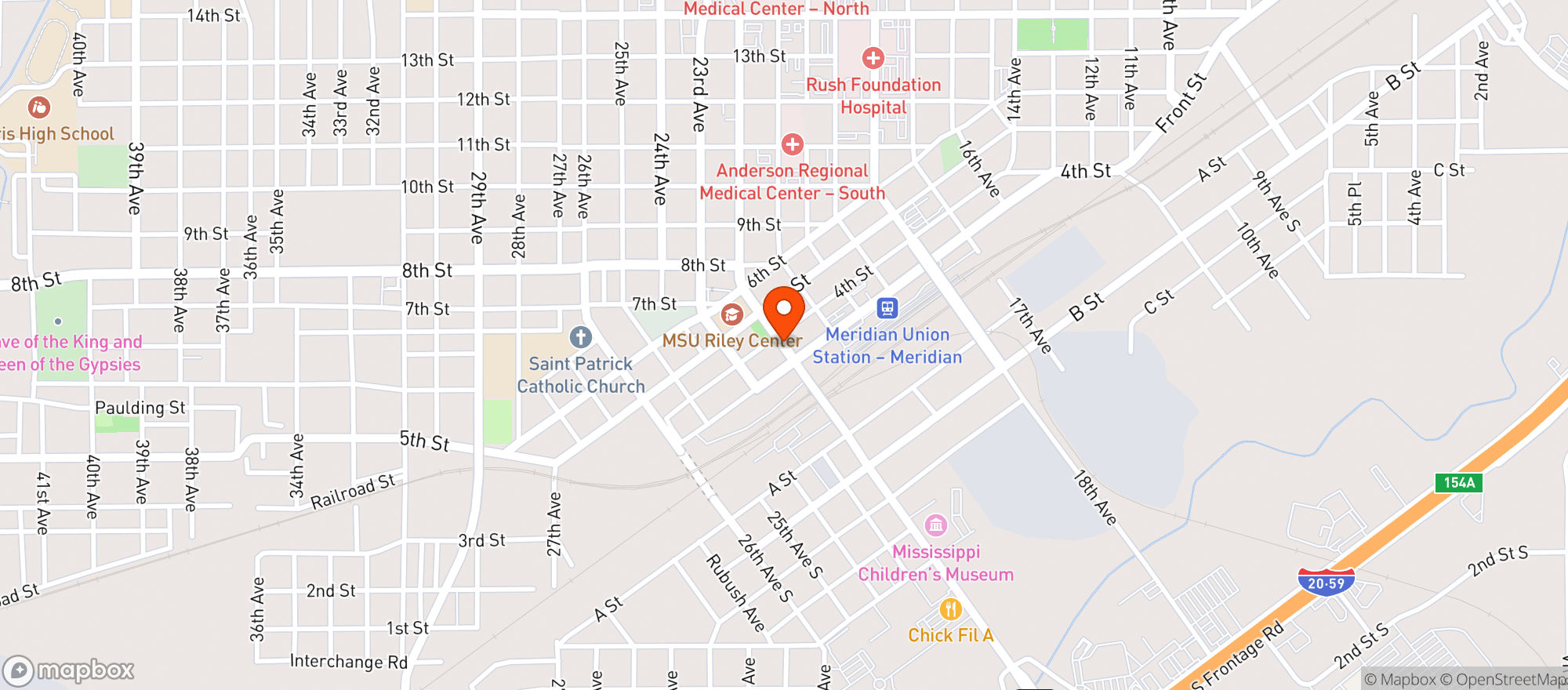 Map showing Weidmanns Restaurant