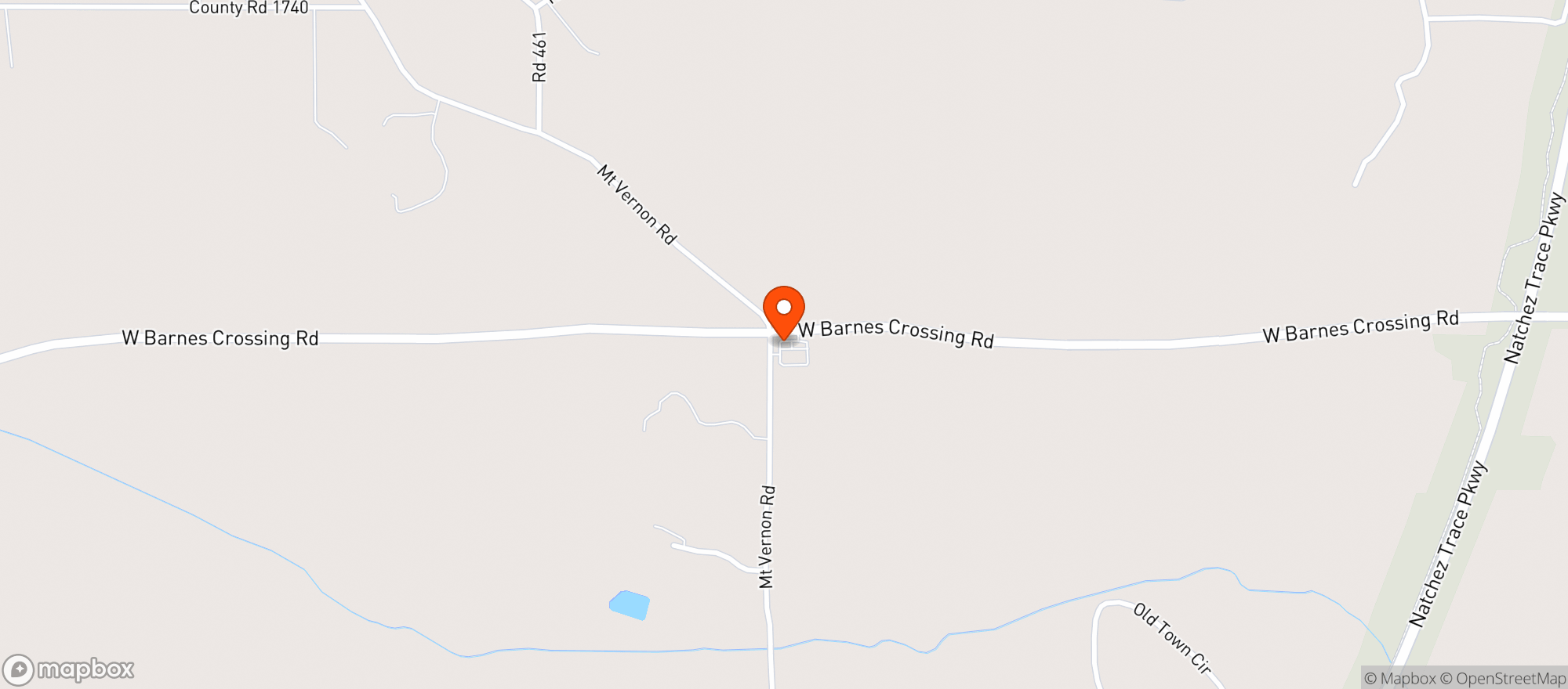 Map showing Mud Creek Exxon