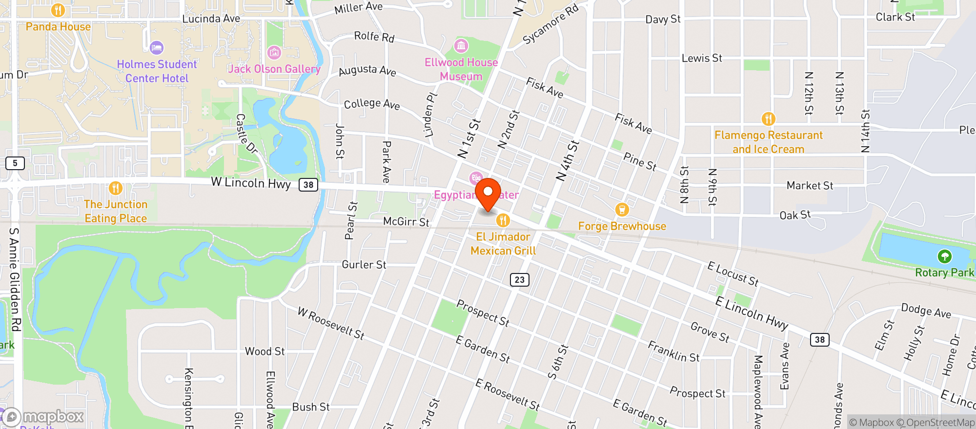 Map showing Tapalaluna Tapas Bar