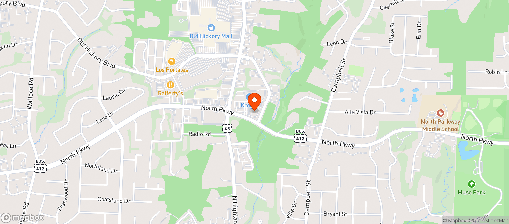 Map showing Lynnwood Wine & Spirits