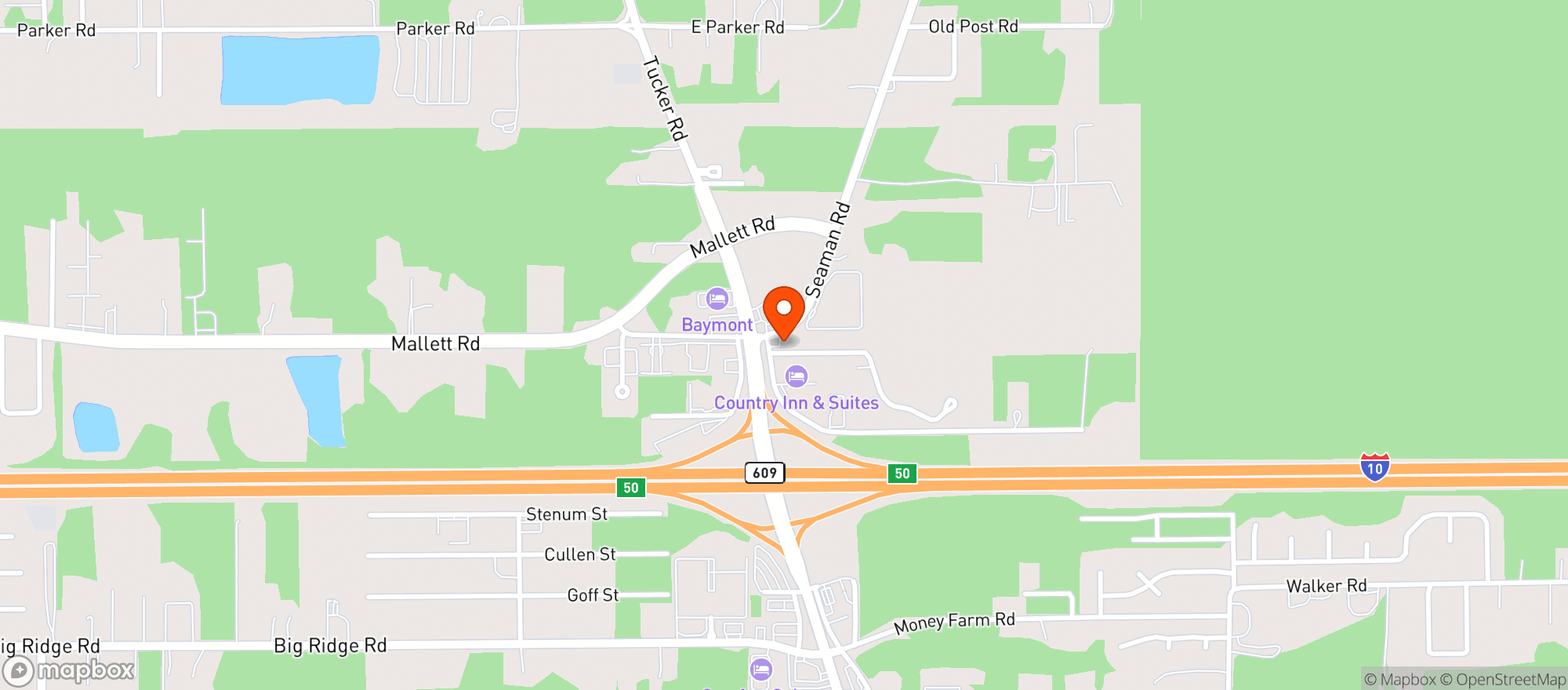 Map showing Double Shoppe One Stop