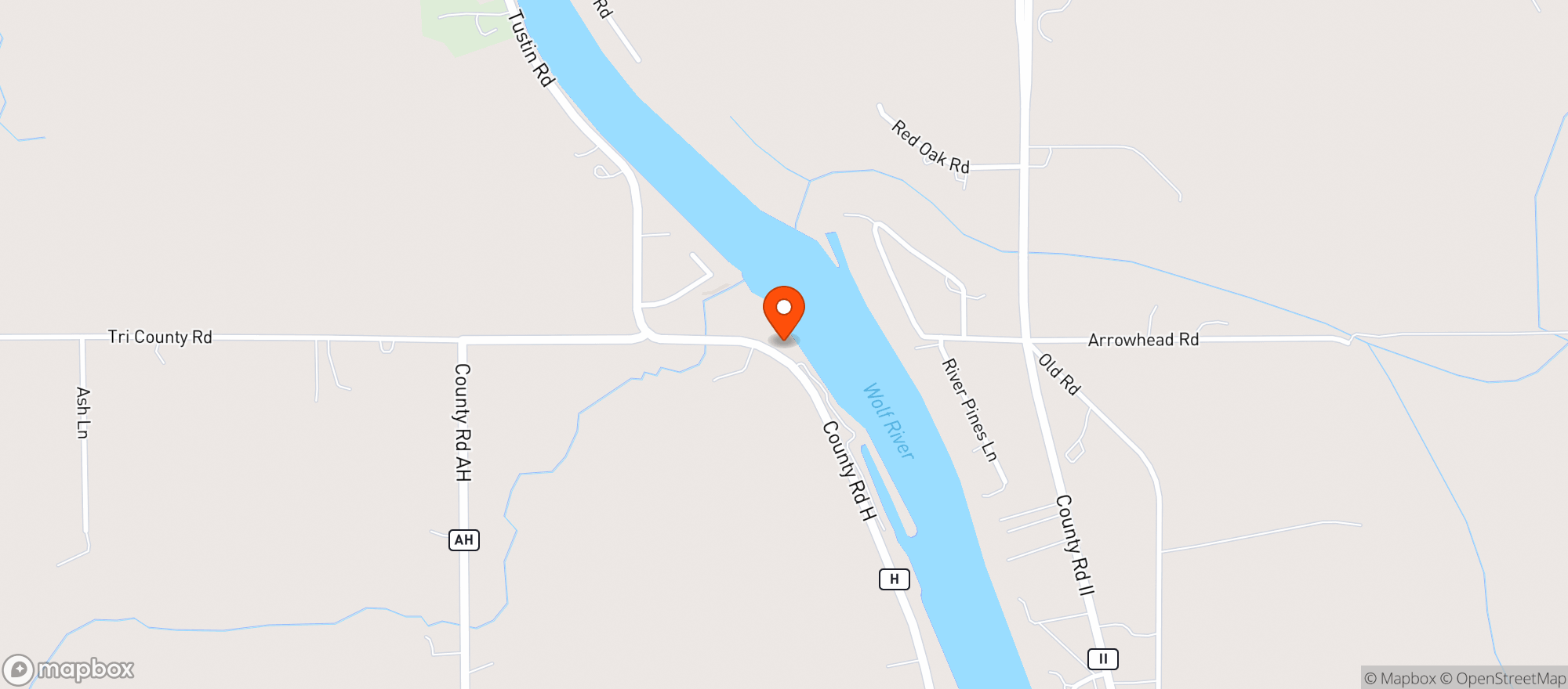 Map showing Gala Resort + Campgrounds