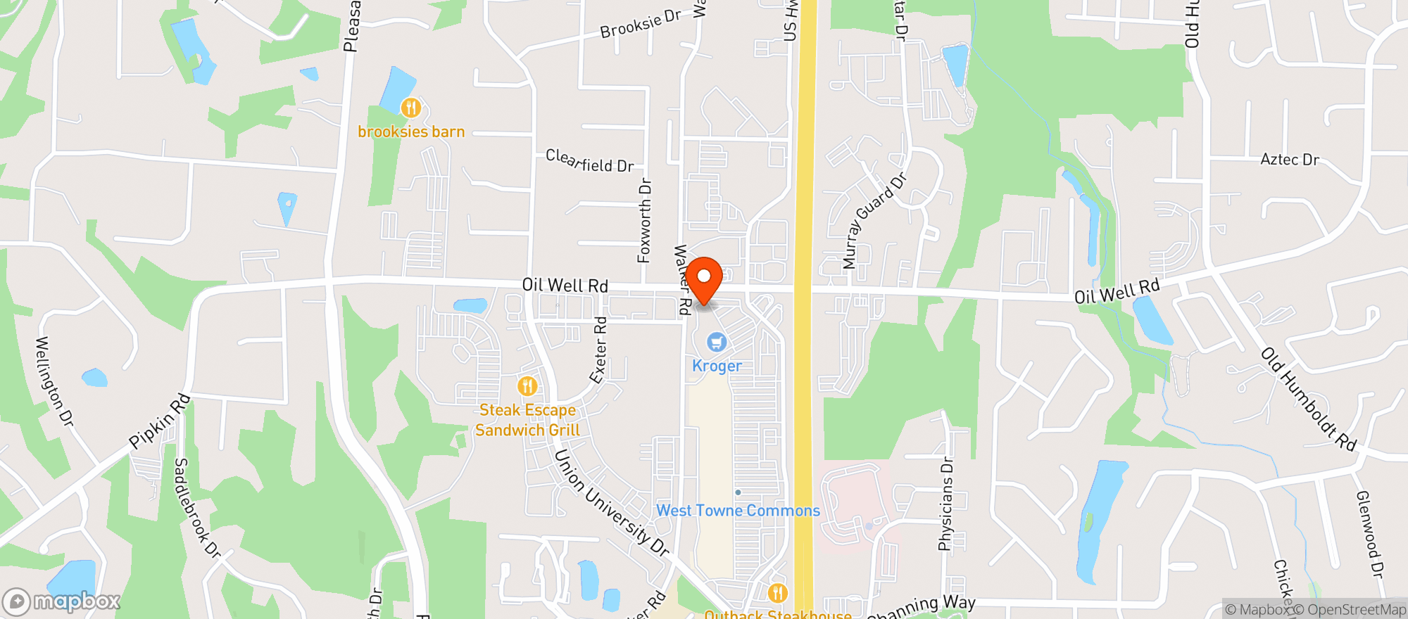 Map showing Gnc