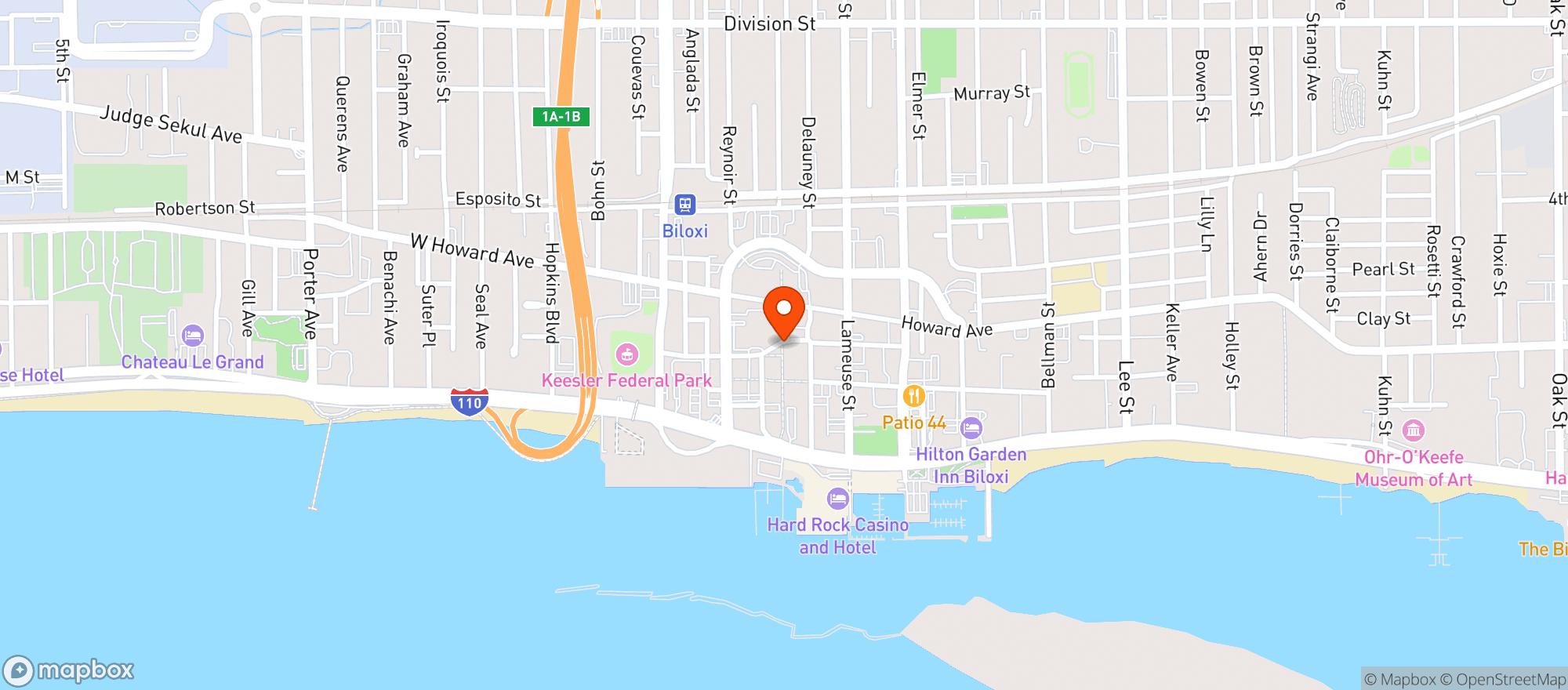 Map showing The Threaded Cork