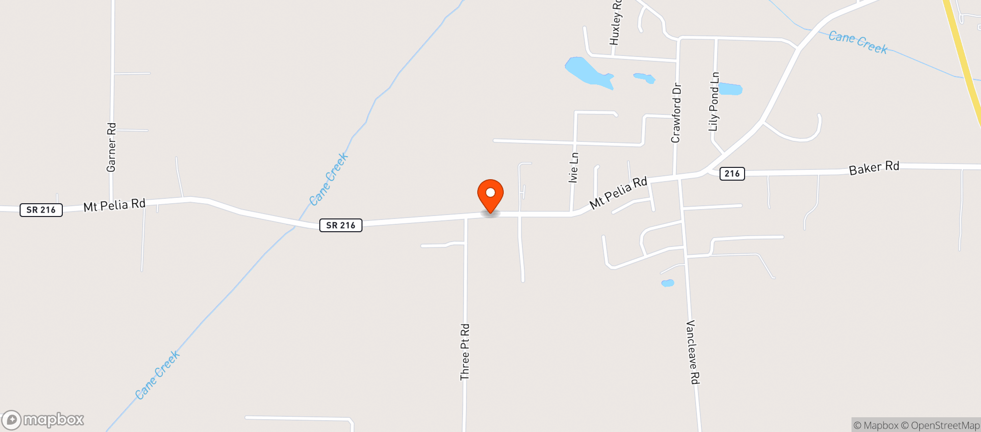 Map showing Martin Food Mart