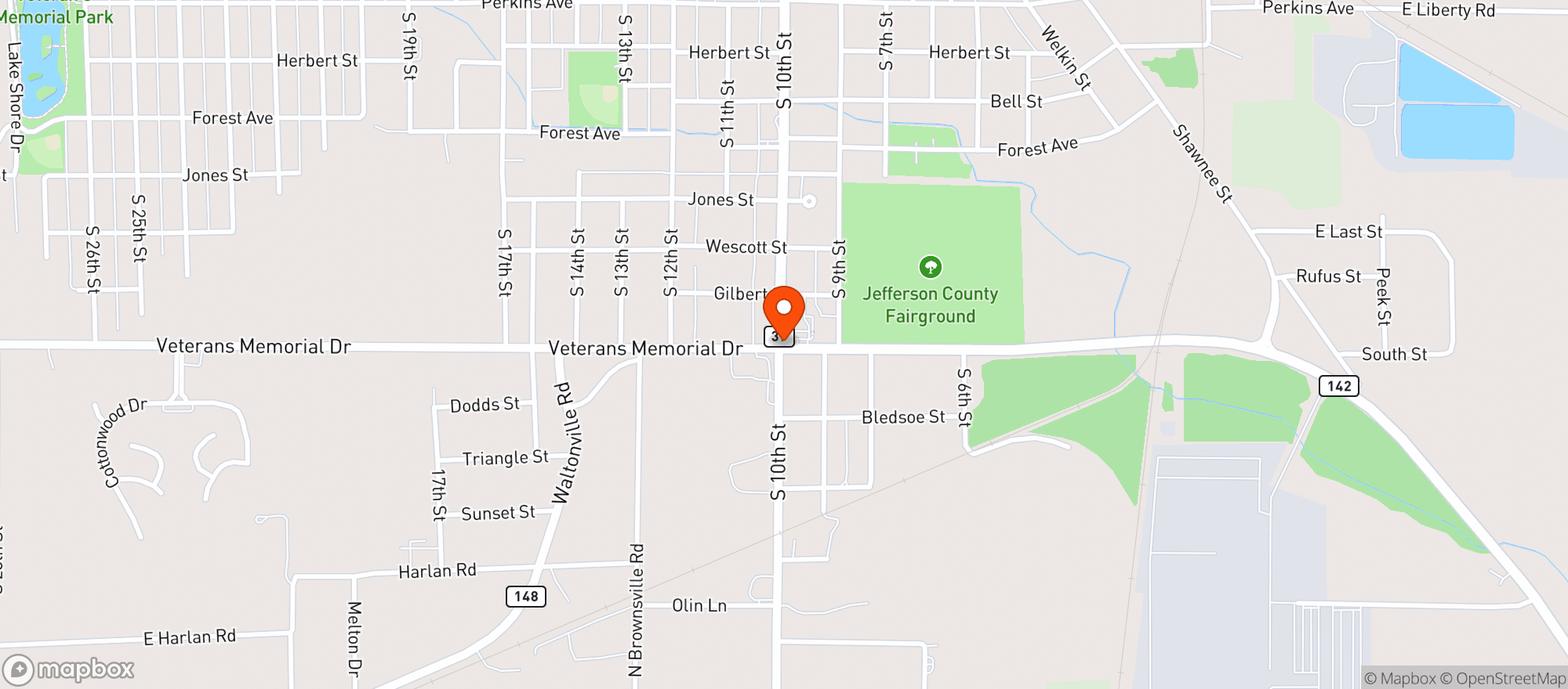 Map showing Circle K #4701333